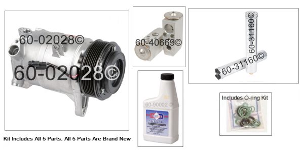 New A/C AC Compressor Kit for Nissan Maxima  Murano Quest 2009-2011 92600JP01C